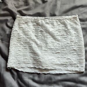 White Mini Skirt